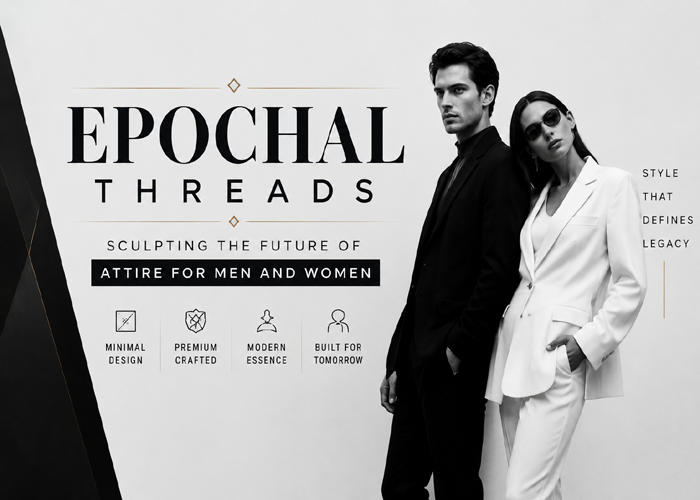Epochal Threads: Sculpting the Future of Attire for Men and Women