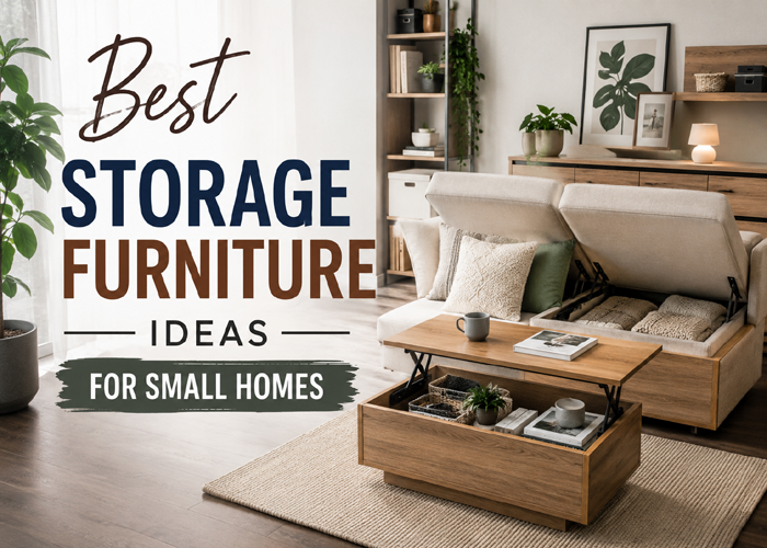 Best Storage Furniture Ideas for Small Homes