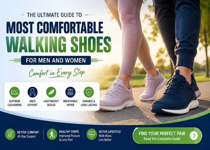 Most Comfortable Walking Shoes for Men and Women in 2026