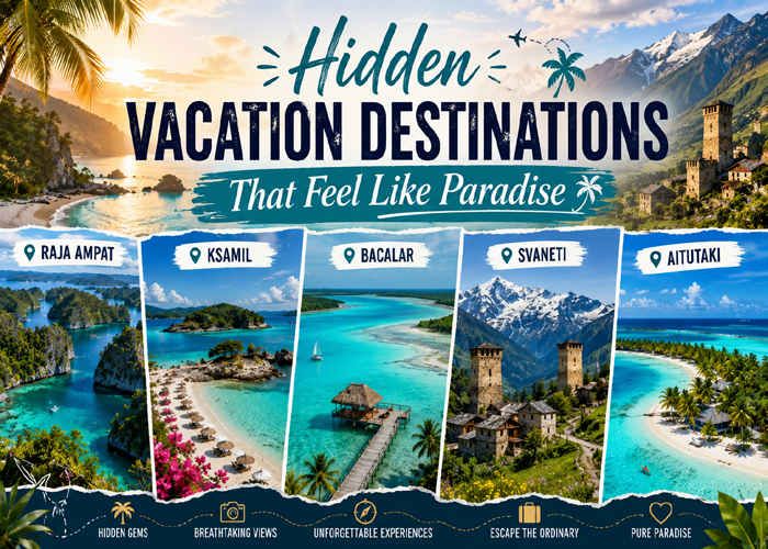 Hidden Vacation Destinations That Feel Like Paradise